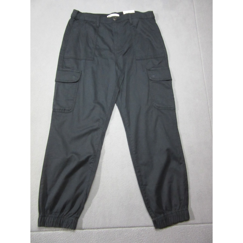 SO Cargo Jogger Pants Womens Large Black NEW High Rise Utility Casual
